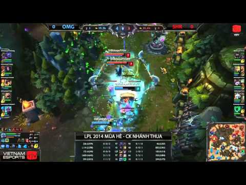 LMHT [23.08.2014] OMG vs SHR LPL He 2014 CK Nhánh Thua Trận 1