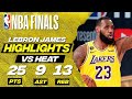 Lebron James Full Highlights Vs Miami Heat Nba Finals 2020 Game 1 25 Pts 13 Rebs 9 Assists