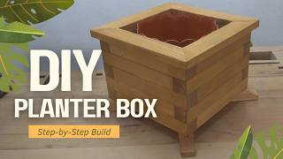 Affordable DIY Wooden Planter Box for Beginners