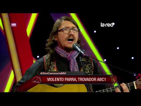 Violento Parra llega al estudio para hacerte reír