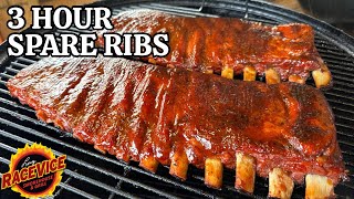3 HOUR SMOKED SPARE RIBS!!  FAST & EASY  Weber Smokey Mountain | @GrillwithWeber @JealousDevil