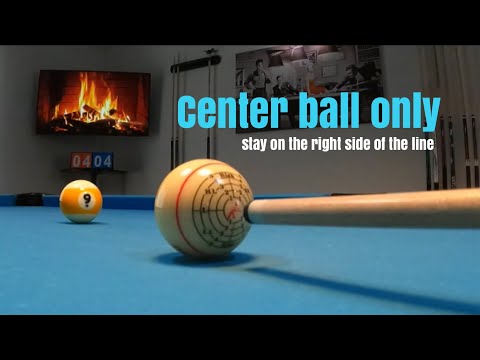 Center cue ball/why use english
