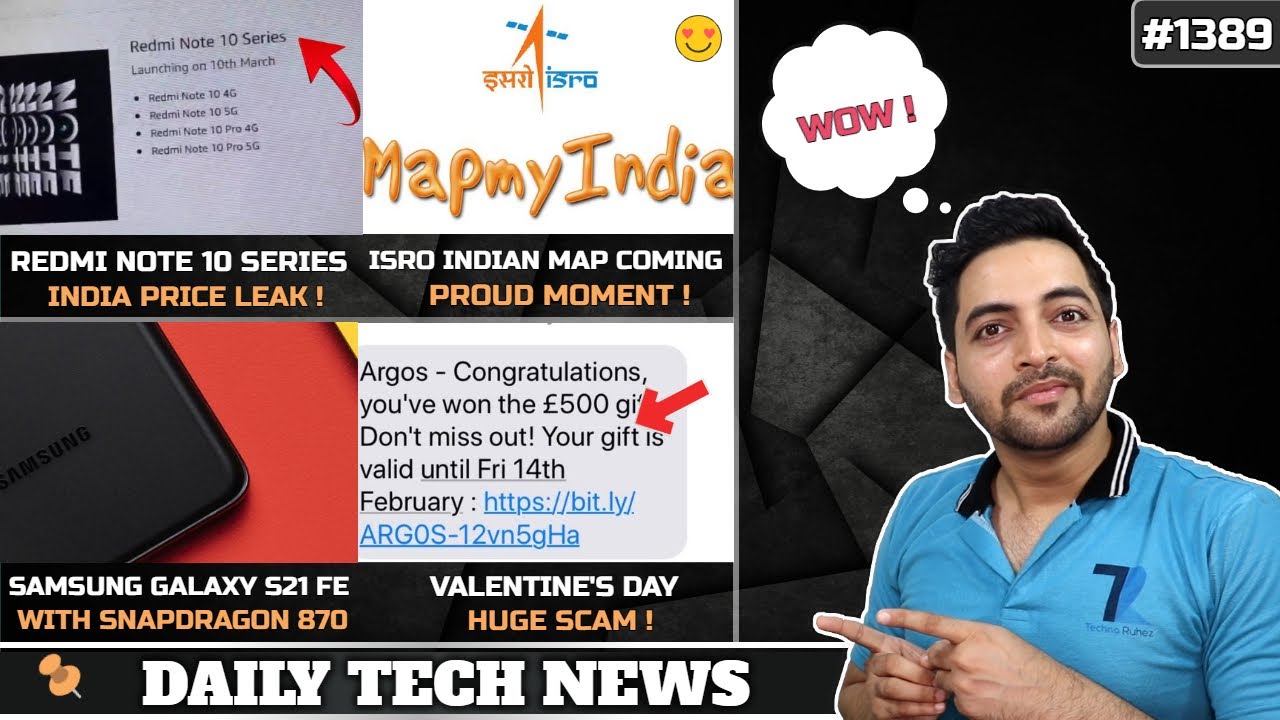 Redmi Note 10 India Price,Valentine's Day SCAM,Samsung S21 FE India,Micromax 5G Phone Launch Date