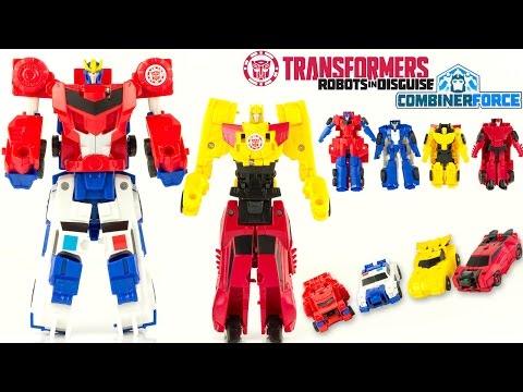 Transformers Combiner Force Robots In Disguise Optimus Prime Jouet Toy Review