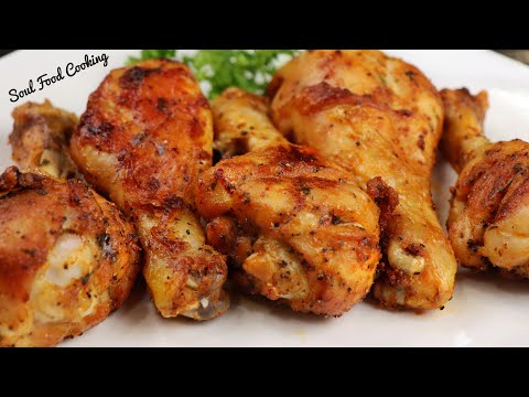 How to make the BEST Baked Chicken Legs! - Baked Chicken Legs Recipe