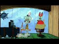 Mr Krabs Yells At Squidward But Mr Krabs Has Barney S Voice