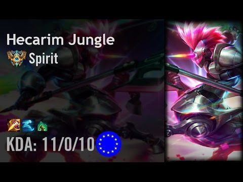 Hecarim Jungle vs Shyvana - Spirit - EUW Challenger Patch 6.14
