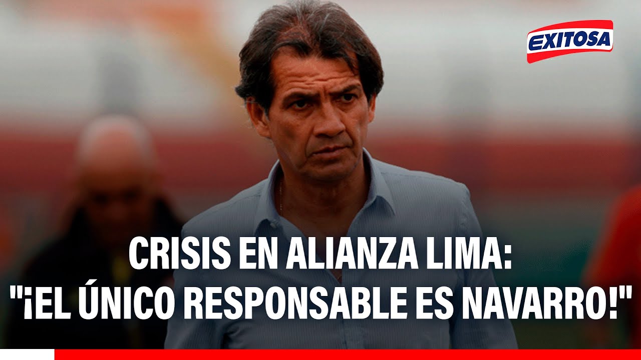 🔴🔵 "¡El único RESPONSABLE es Franco Navarro!":Tenso debate por crisis en Alianza Lima