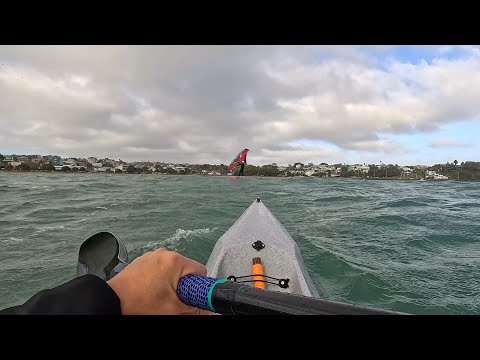Upwind and downwind #surfski 