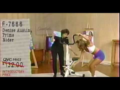 Denise Austin looking good in old workout outfit in old QVC video 05