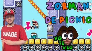 [Mario Maker 2]DORA La ExploraZORMAN De PICNIC y  Mi Nuevo Nivel: Zorman aDORA Jugar Mario Maker!!!