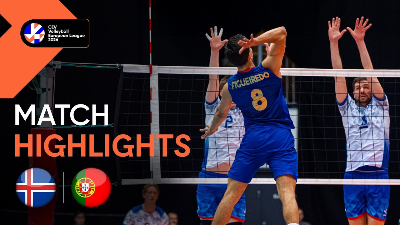 Highlights | ICELAND vs  PORTUGAL | CEV Volleyball European League 2026 | Men