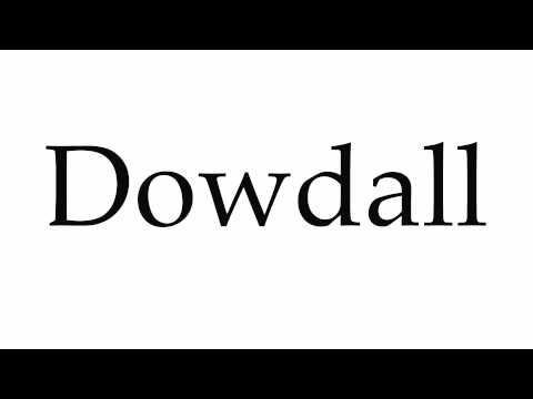 How to Pronounce Dowdall