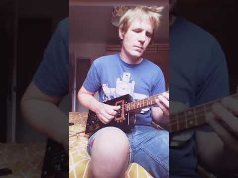 Slow Blues on a 4 string cigar box guitar