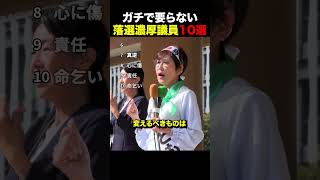 【厳選】ガチで"要らない"落選濃厚議員10選〜自民党編〜#自民党 #ランキング #政治