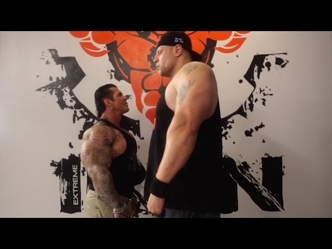 Best Bodybuilding! ????????‍♂️Crushing Arm Day with Big Joe! That Monster is 6'11 with 380LBS Pure Muscle!