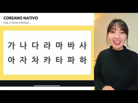 Hangul de 가 ate 하 - Aprenda a pronúncia correta do alfabeto coreano com uma nativa