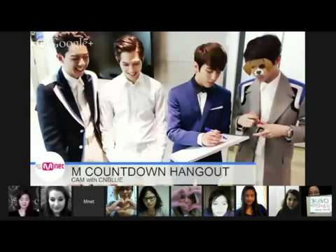 M COUNTDOWN HANGOUT CAM CNBLUE cut