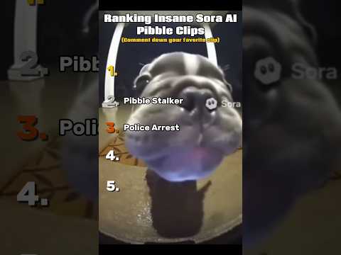 Ranking INSANE Sora AI Pibble Clips #shorts #ranking #sora2