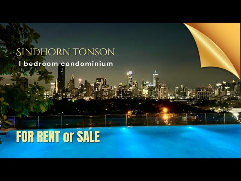 ให้เช่าคอนโด |  1 ห้องนอน  | Sindhorn Tonson - video