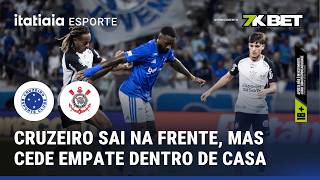 CRUZEIRO TEM EXPULSO, CEDE EMPATE AO CORINTHIANS E SEGUE SEM VENCER NO BRASILEIRO