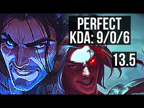 SYLAS vs KAYN (JNG) | 9/0/6, 66% winrate, Legendary | KR Master | 13.5
