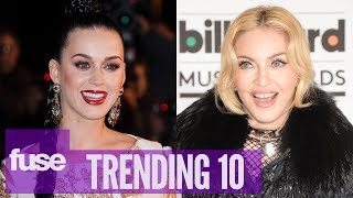 Katy Perry Hooks Up with Madonna...For an Art Project! Trending 10 (01/08/14)