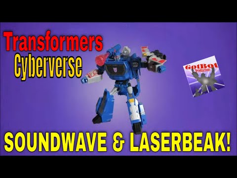 Transformers Cyberverse Soundwave with Laserbeak - GotBot True Review NUMBER 985