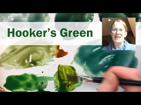 Which Colours can I mix with Hooker's Green? - Quick Watercolour Mixing Demo