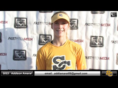2022 Addison Amaral committed NOTRE Dame Outfield, Middle Infielder Softball Skills Video Ca Suncats
