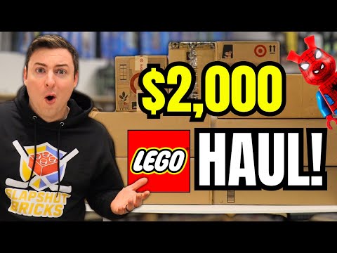 Our $2,000 LEGO HAUL from Insider's Weekend, Black Friday & Cyber Monday! 