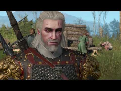 The Witcher 3 - Blood Ties: Talk To Hrodberth's Mother (Redhead Nilfgaardian) Gameplay PS5 4.0