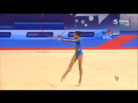 Arzu Jalilova Hoop AA Qualifications European Championships Varna 2021