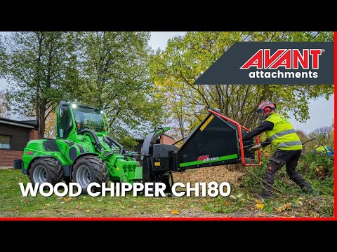 Avant attachments: Wood chipper CH180