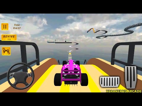 Impossible Pink Formula Ramp Car Stunts: Levels 87, 88, 89 Completed - Android Gameplay Walkthrough
