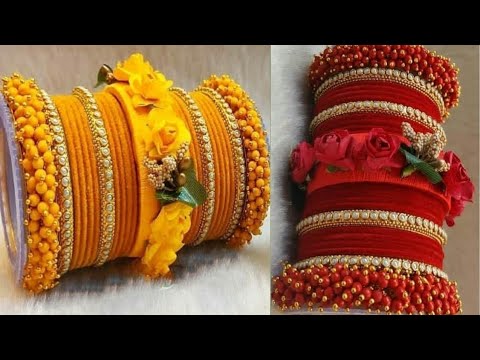 New pattern Bangle set Design ideas /New Bridal Bangle Set / Latest Punjabi Chura / Chuda Set