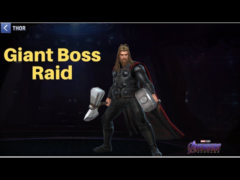 T3 Thor vs Giant Boss Raid (Fat Thor Endgame Uniform) - Marvel Future Fight