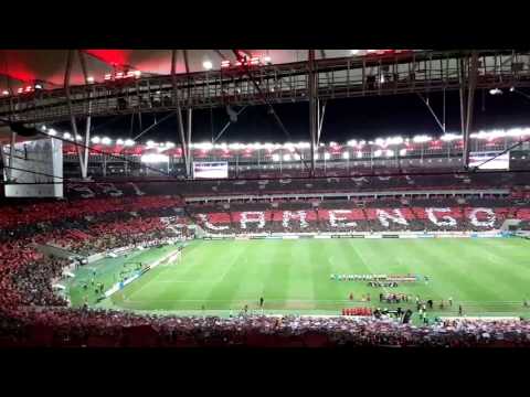 "Mosaico da torcida do Flamengo no jogo contra o San Lorenzo pela Libertadores da América" Barra: Nação 12 • Club: Flamengo