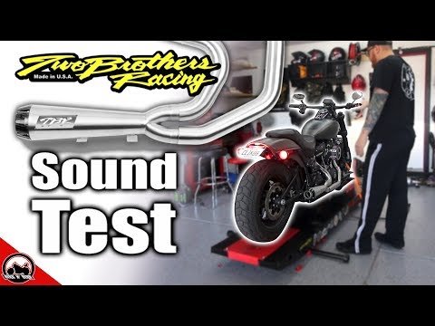 Two Brothers Racing 2-Into-1 Gen II Comp-S Exhaust Sound Comparison