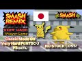 Smash Remix Classic Mode Playthrough Gameplay Featuring NTSC J Pikachu VERY HARD NO STOCK LOSS