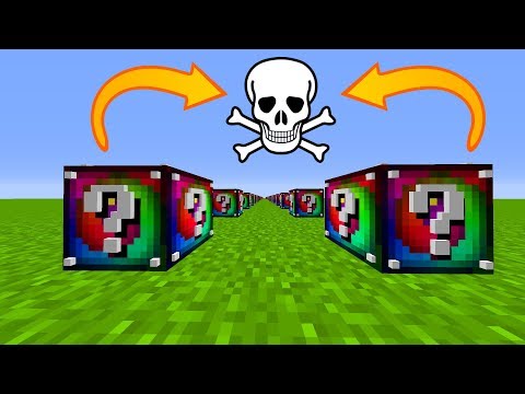 YANLIŞ ŞANS BLOĞUNU SEÇERSEN ÖLÜRSÜN - Minecraft