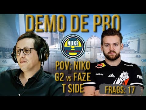 [PT] CS 2 -  zorlaK Analisa: PoV NIKO - G2 vs FAZE - NUKE (T-SIDE) [Demo de Pro]