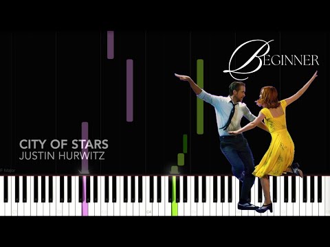 City of Stars by Justin Hurwitz | Piano Tutorial & Sheet Music | BEGINNER (arr.)
