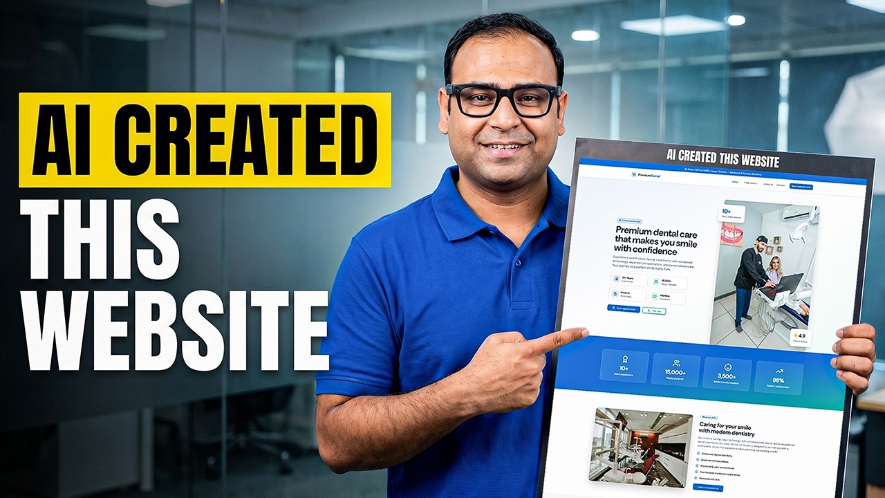 SEO optimized website in 20 mints using AI - Umar Tazkeer