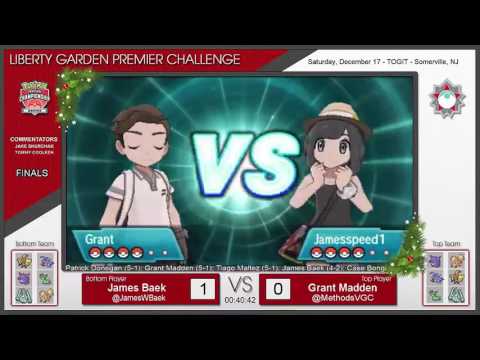 Pokemon VGC 2017 NJ Premier Challenge (12/17/2016) Finals - James Baek vs. Grant Madden