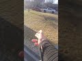 coming out the mud in the burning truck