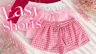 DIY Elastic Waist Shorts | Draft a Pattern with Just 2 Measurements!