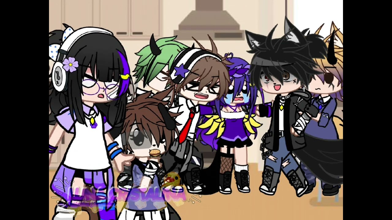 ★-Que hacer, si tu personajes se estan peleando-★||💜🐺🌠||💜🐺💫||💙💜||#luna #gacha #video #gachaclub 