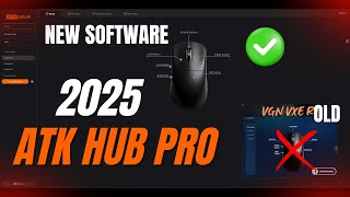 Última actualización del software del mouse VGN ATK 2025 Guía del sitio oficial de ATK HUB PRO