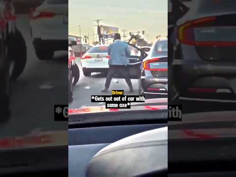 Road Rager Throws Rock at the Wrong Driver's Car